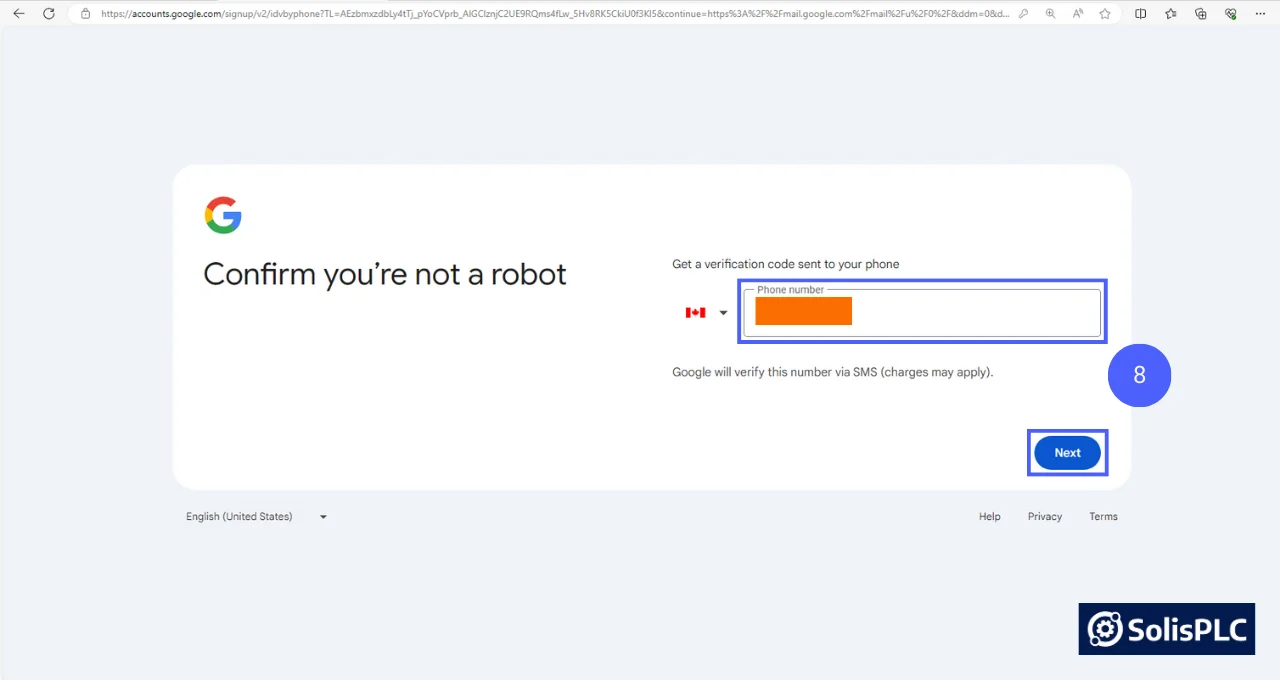 Figure 11 - RSLogix 500 Download | Creating an Email Account using Gmail